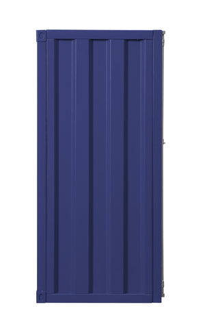 English Elm Cargo Industrial Metal Storage Cabinet with Locking Door and Adjustable Shelves for Loft B2726P411564