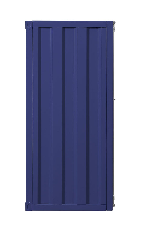 English Elm Cargo Industrial Metal Storage Cabinet with Locking Door and Adjustable Shelves for Loft B2726P411564