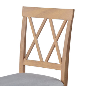 English Elm Foldable Extendable Dining Table Set with Drop Leaves and 4 Upholstered Chairs for Small Spaces Natural N752S010617A