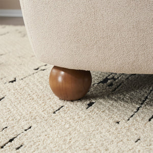 English Elm Christopher Knight Home® - Modern Armless Accent Chair with Pine Wood Legs, Compact Upholstered Seat, 400lb Capacity, Cozy Support khaki N817P224950K