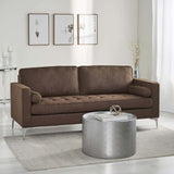 Christopher Knight Home® - Noble House - - Mirod 82'' Sofa,Tufted Seat,Metal Legs,Living Room And Study