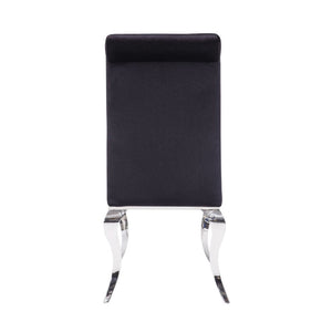 English Elm Set Of 2 Fabric Upholstered Side Chairs - Modern Elegance With Comfort And Versatile Décor Style B016P315187-GIGA