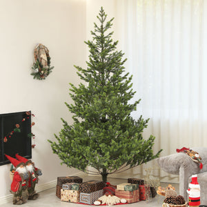 English Elm Homcom 7Ft Realistic Cedar Christmas Tree With 2901 Tips, Easy Setup, Durable & Safe For Holidays W2225P249641