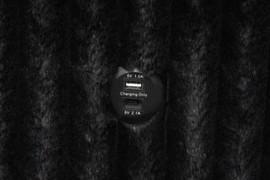 English Elm Plush Sectional Sofa With Pull-Out Sleeper - Luxurious Black Velvet, Reversible Chaise & Storage B009S01778-GIGA