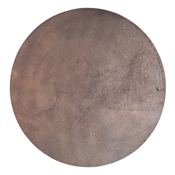 English Elm Morris Copper Metal Accent Table — Handcrafted Cast Aluminum, Durable Powder-Coated Finish, Versatile Use B136P361855