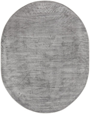 Unique Loom Finsbury Kate Machine Made Solid Rug Gray, Ivory 7' 10" x 10' 0"