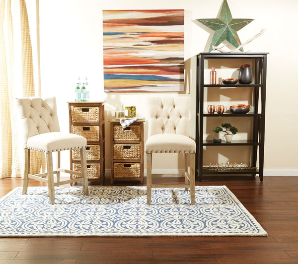 OSP Home Furnishings Preston 24" Counter Stool Marlow Burlap