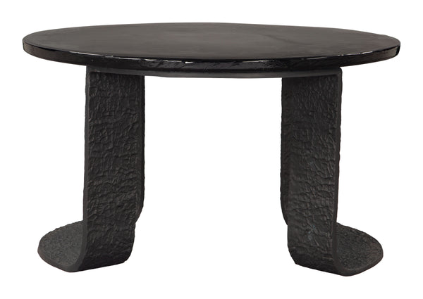 Zuo Modern Divin Coffee Table Black - Modern Recycled Sand Cast Glass & Aluminum Design For Chic Living Spaces Black Recycled Sand Cast Glass,Aluminum 110617-zuo-modern