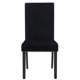 English Elm Marceloa Black Side Chairs With Padded Seat (Set Of 2)