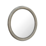 Scott Living Home Griffith Round Mirror Gray with Light Wood Finish P367DJ110 Pulaski Furniture