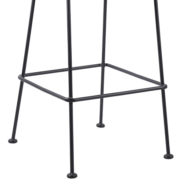 English Elm Lirren 30" Wasabi Rope Bar Stool – Weatherproof Steel Frame, Hairpin Legs, 250 lb Capacity B2736P268556