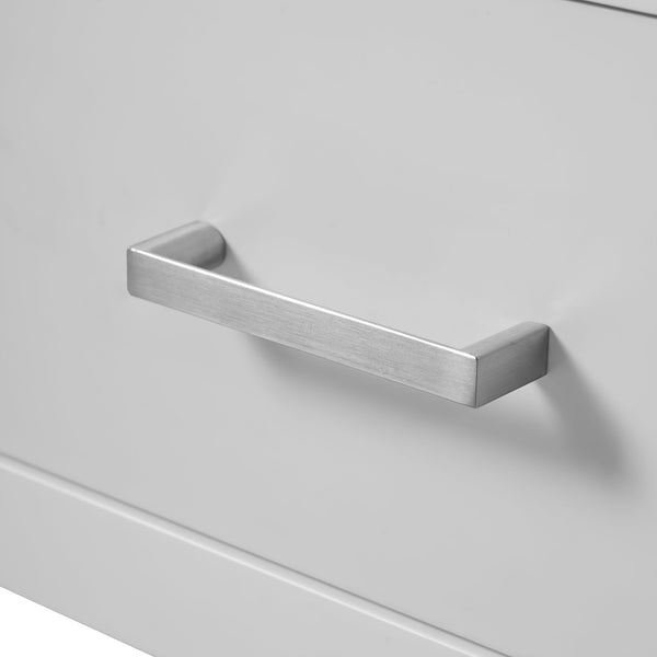 English Elm 24-inch Modern Bathroom Vanity with Ceramic Sink, Soft-Close Doors, Drawer Divider & Ample Storage White N729P299440K