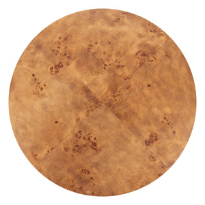 Zuo Modern Adna Coffee Table In Brown - Elegant Burl Veneer Top With Hammered Steel Base For Modern Spaces Brown Mdf,Steel 110752-zuo-modern