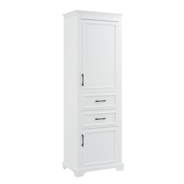 English Elm 71-inch Freestanding Bathroom Vanity with Soft-Close Doors, Adjustable Shelves, Drawers & Anti-Tip Stability N729P335588K