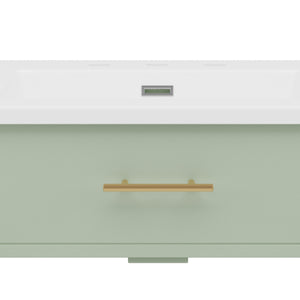 English Elm Christopher Knight Home® - 30 Inches Bathroom Vanity With Integrated Sink, Soft-Close Doors, Adjustable Shelf & Curved Design N817P299509G