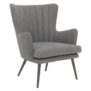 OSP Home Furnishings Jenson Chair Charcoal