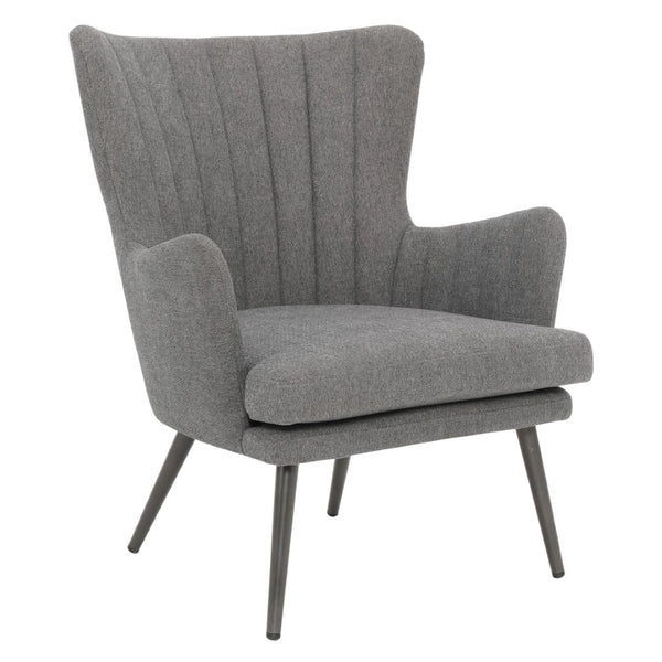 OSP Home Furnishings Jenson Chair Charcoal