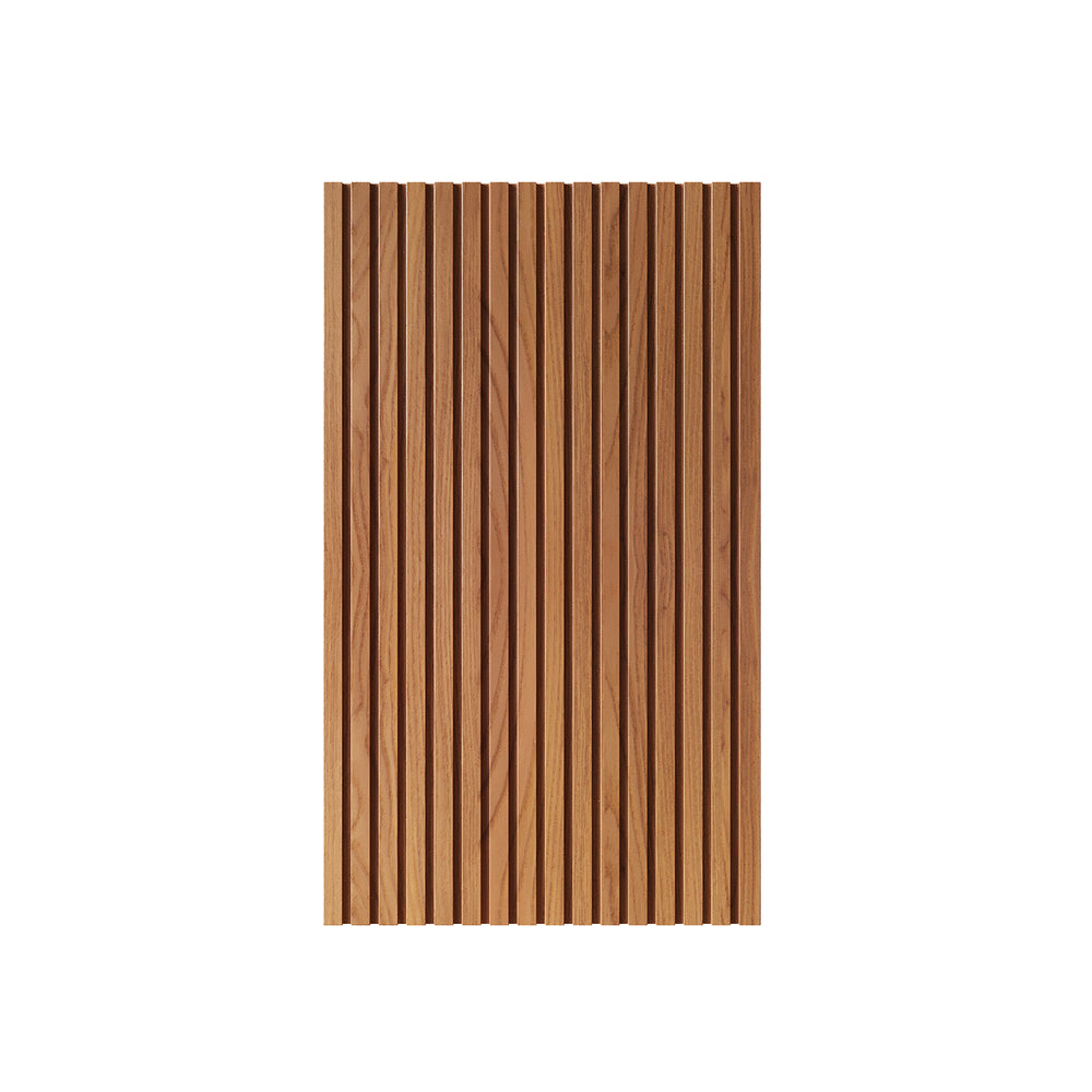 English Elm Mitch Wall Mounted Narrow Bathroom Cabinet Oak Woodgrain French Groove Door Storage W2615P376561
