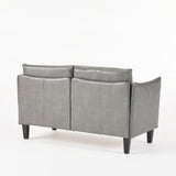 Christopher Knight Home® - Noble House - Nyx Modern Faux Leather Upholstered Loveseat