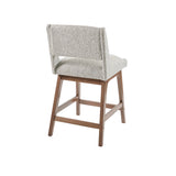 INK+IVY Boomerang Mid-Century Counter Stool II104-0224 Light Grey