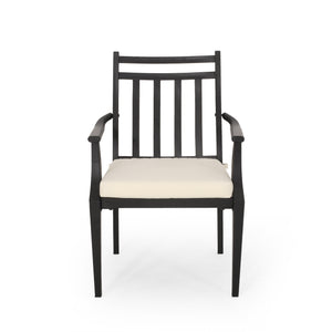 English Elm Christopher Knight Home® - Delmar Outdoor Dining Chair - Timeless Acacia Wood Design With Comfort & Durability For Patios 66544.00BGE
