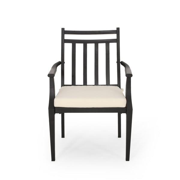 English Elm Christopher Knight Home® - Delmar Outdoor Dining Chair - Timeless Acacia Wood Design With Comfort & Durability For Patios 66544.00BGE