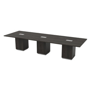 OSP Home Furnishings Tuxedo Rectangular Banquet Table Durable Multipurpose Surface for Events and Workspaces 144X48X30H TUXSGW-62