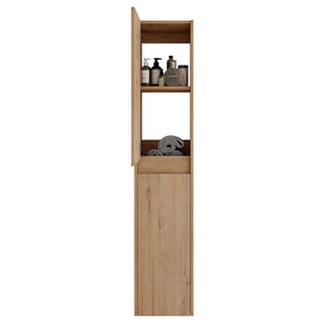 English Elm 30 Inch Wall-Mounted Bathroom Vanity Set With Resin Sink, Soft-Close Drawers & Storage Cabinets W999S00268