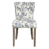 OSP Home Furnishings Kendal Chair Paisley Charcoal