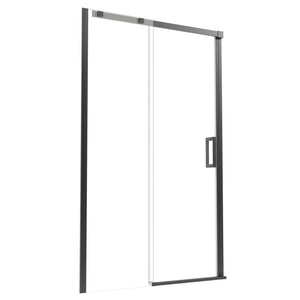 English Elm 44--48" Sliding Tempered Glass Shower Door Brushed Nickel Frameless Spa Bath W637P382565