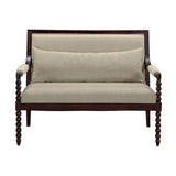 Martha Stewart Philippe Traditional Loveseat MT106-1205 Morocco Brown/Taupe