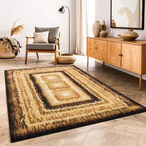English Elm Bristol Abstract Multi-color Area Rug Low Pile Living Room Accent 5x7 Floor B186P452304