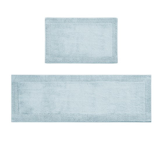 English Elm 100% Cotton Tufted Bath Rug Heavyweight Reversible Spa Cushion for Bathroom Floor B035P203231