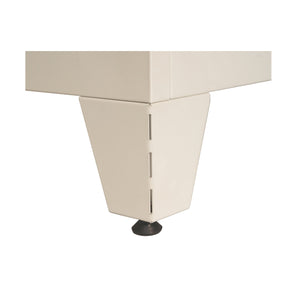 English Elm 71'' Steel 2-Door Locking Cabinet with Adjustable Shelves, Secure Metal Storage for Home Office Beige W3387P306326