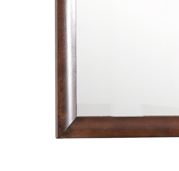 English Elm Marilla G1525-M Mirror with High-Quality Low-Distortion Glass for Sleek Modern Dresser Mounting Options Cappuccino 40 L x 36 W x 2 H B078108042