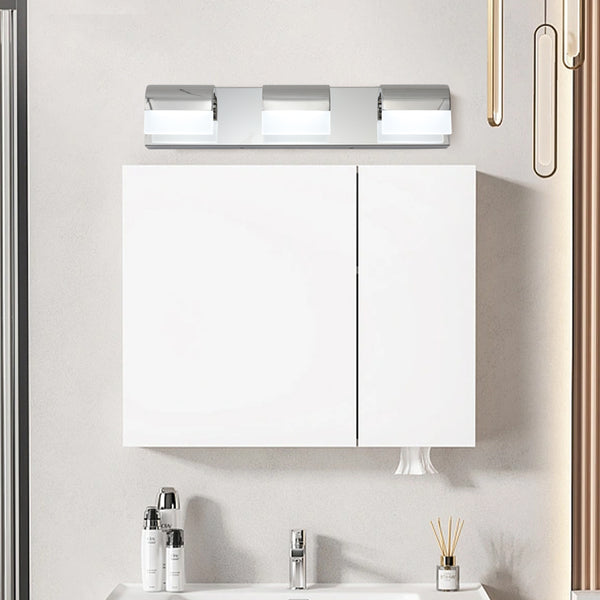 English Elm Bathroom Vanity Lighting - Modern 3-Light Led Fixture For Bright, Energy-Efficient Bathroom Illumination W2312P374898