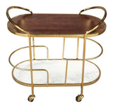 Antalya Bar Cart Multicolor 109778 Zuo Modern