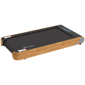 English Elm Soozier Walking Pad Treadmill with Bluetooth Speaker and Wood Grain Finish for Home Office W2225P217047