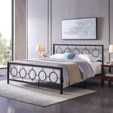 Christopher Knight Home® - Noble House - Francoise Modern Iron King Bed Frame