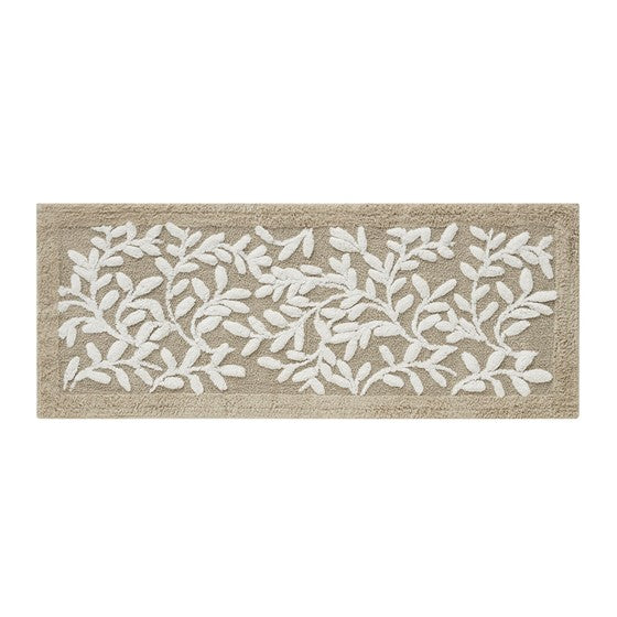 English Elm Cotton 24x60 Tufted Bath Rug with Plush 100% Cotton Pile, Non-Slip Spray Latex Backing for Comfort B035P203228