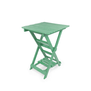 English Elm Summit Ridge Recycled Hdpe Outdoor Folding Bar Table Weather Resistant Eco Patio Green B2745P409713