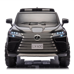English Elm Licensed Lexus Lx600 24v Two Seater Kids Ride on Suv with Remote and Suspension Black W1578P339061