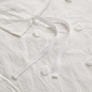 JLA Home Urban Habitat - Cotton Tufted Chenille Duvet Cover Set with Euro Shams and Decorative Pillows for Cozy Chic Bedrooms 92 L x 68 W x 0.13H UH12-0201