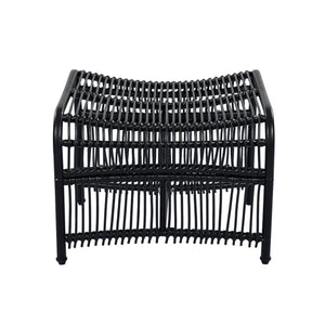 English Elm Christopher Knight Home® - 3 Piece Wicker Patio Set with Cloud-Like Cushions, Acacia Top Table, Rust-Resistant Steel Frame Beige+Black N780P209442B