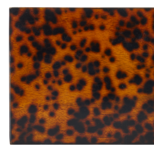 Faux Tortoise Decorative Box Set of 2 – Timeless Brown & Black Accent Storage for Any Home Style