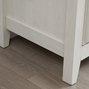 English Elm Modern 6-Drawer Chest Tall Dresser with Vintage Carved Handles, Silent Metal Rails, Stable Feet, Beige Elegance W2275P233490