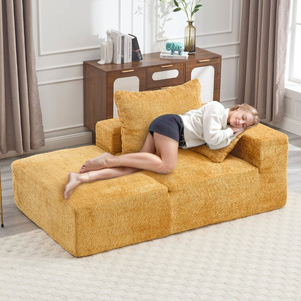 English Elm United We Win Memory Foam 2-Seater Couch - Compact, Stylish & Easy To Move For Any Space Comfort W1568P222620-GIGA