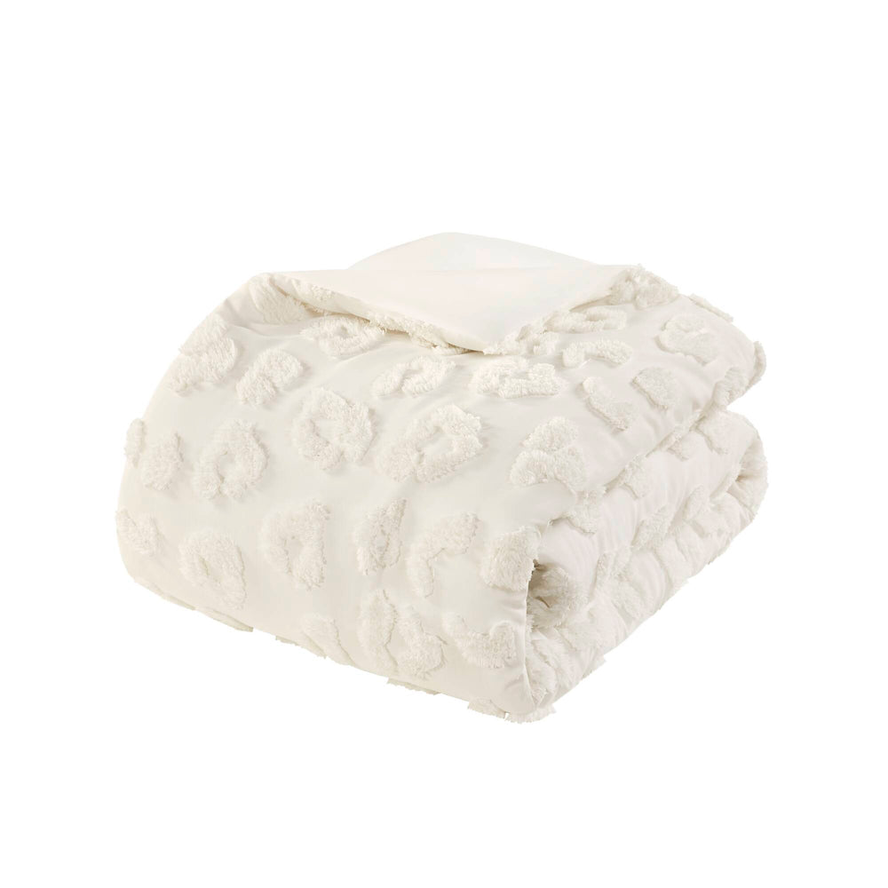 English Elm Animal Chenille Comforter Set For Full/Queen Beds - Cozy, Textured Bedding With Soft Shams Included! B035P294493