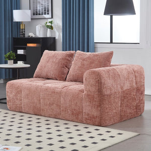 English Elm United Chenille Loveseat Sofa - Cozy Minimalist Modular Sleeper For Apartments & Living Rooms W1568P255138-GIGA