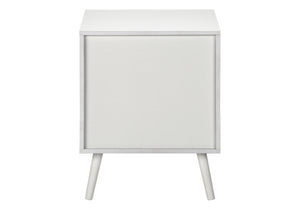 English Elm Accent Side Table Rustic Grey Laminate Compact Storage Cabinet Transitional Bedroom B2710P461699